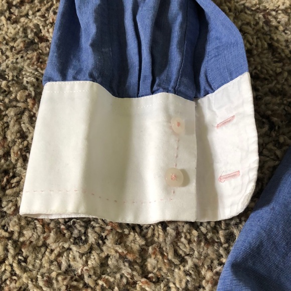 NWOT Cotton Button-Down Shirt - Picture 3 of 6